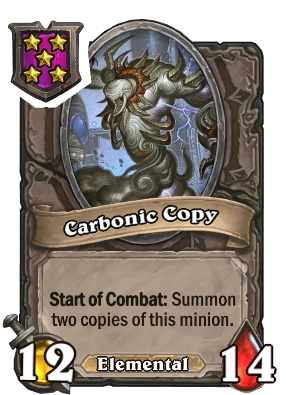 Carbonic Copy Card Image