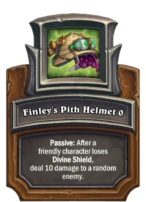 Finley's Pith Helmet {0} Card Image