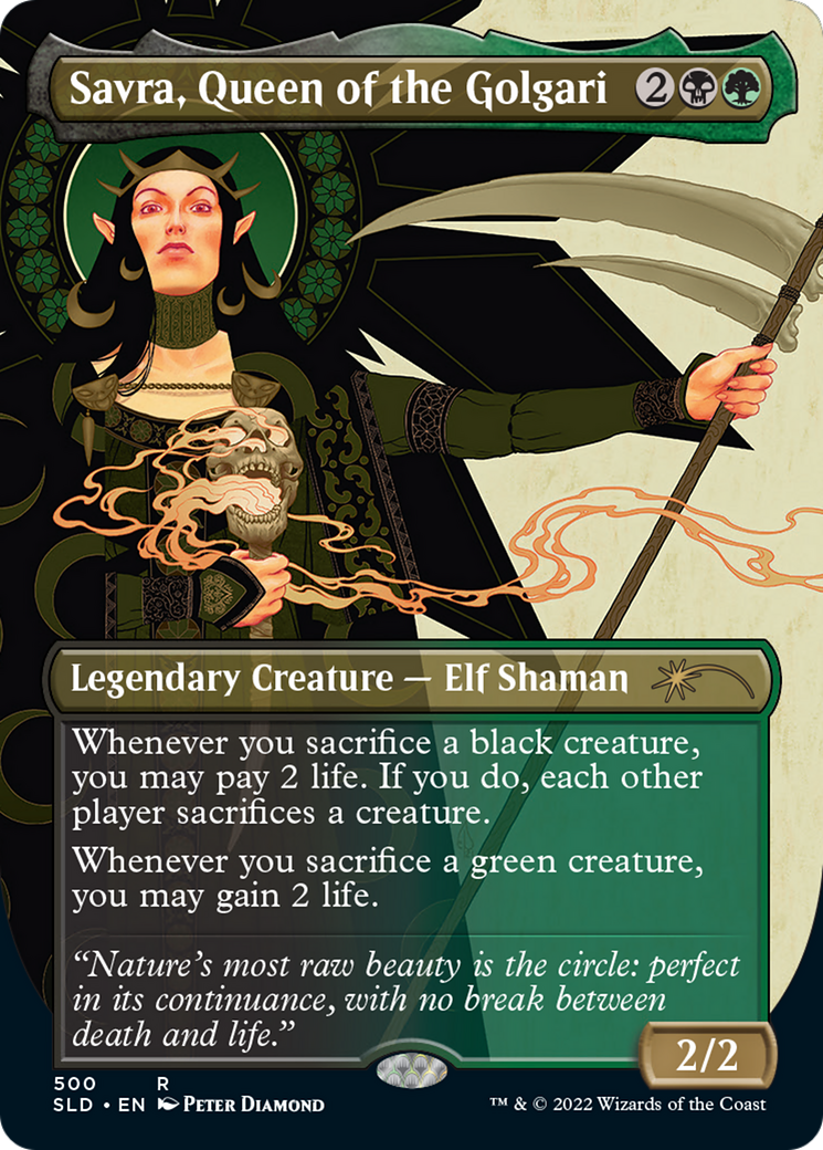 Savra, Queen of the Golgari Card Image