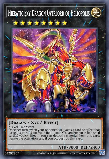 Hieratic Sky Dragon Overlord of Heliopolis Card Image