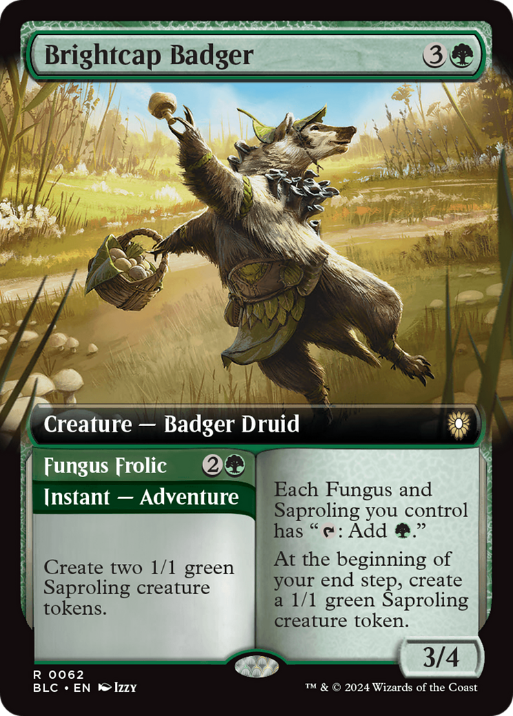 Brightcap Badger // Fungus Frolic Card Image