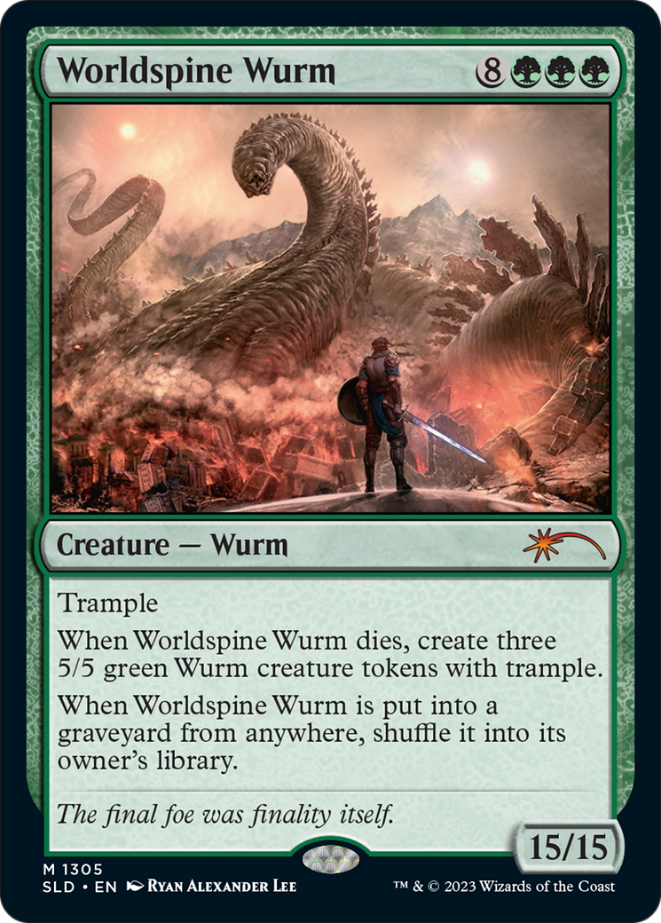 Worldspine Wurm Card Image