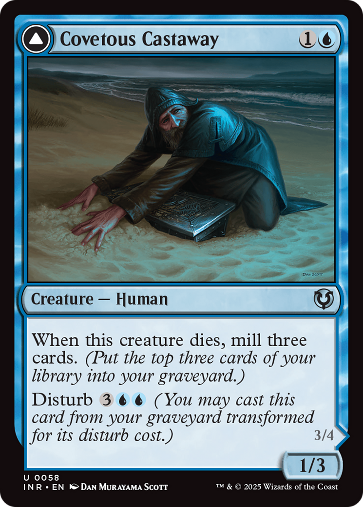 Covetous Castaway // Ghostly Castigator Card Image