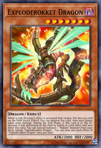 Exploderokket Dragon Card Image