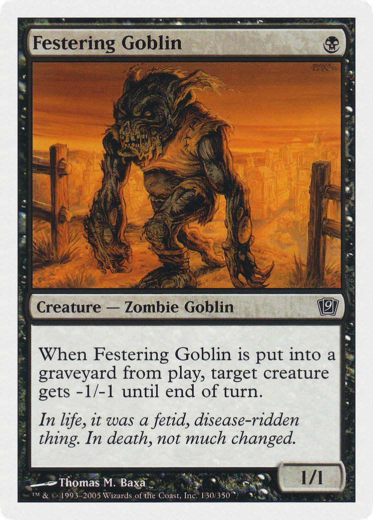 Festering Goblin Card Image