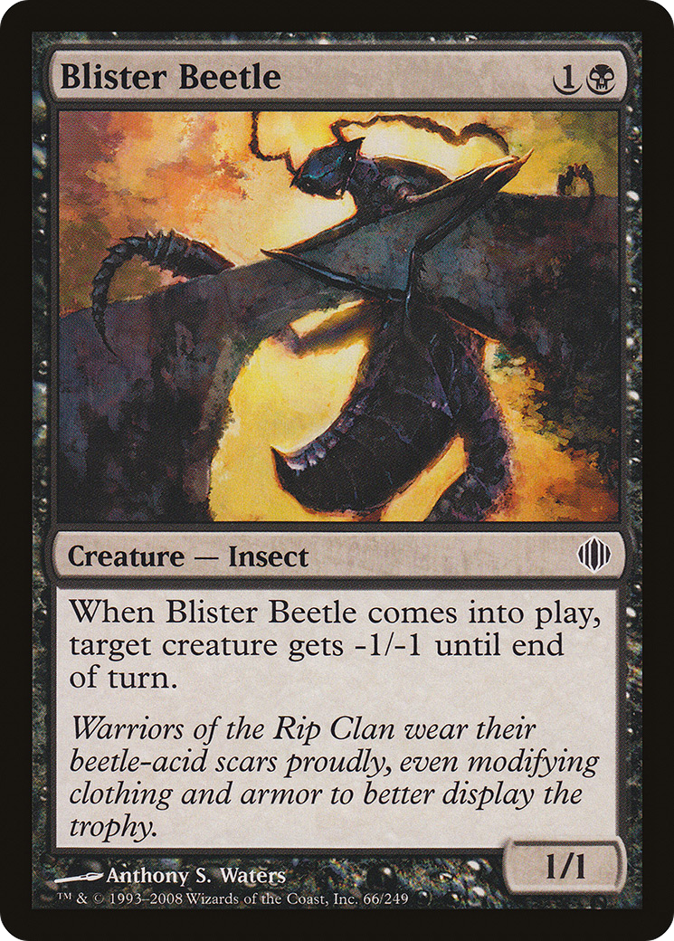 Blister Beetle Card Image
