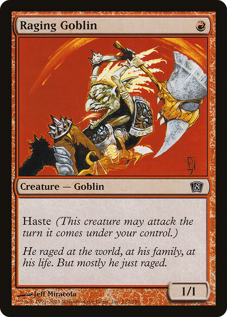 Raging Goblin Card Image