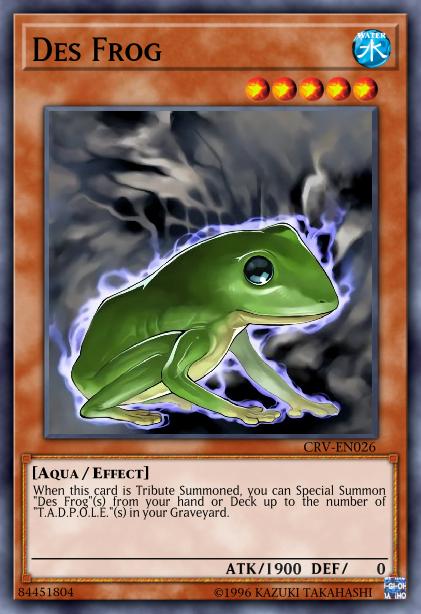 Des Frog Card Image