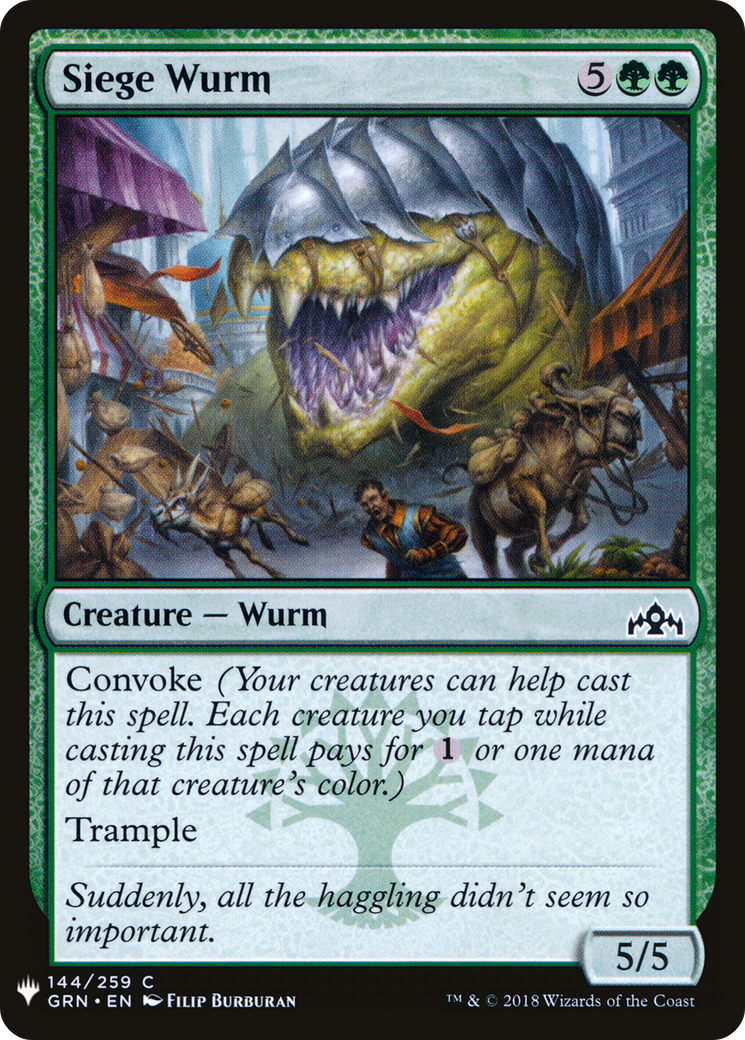 Siege Wurm Card Image
