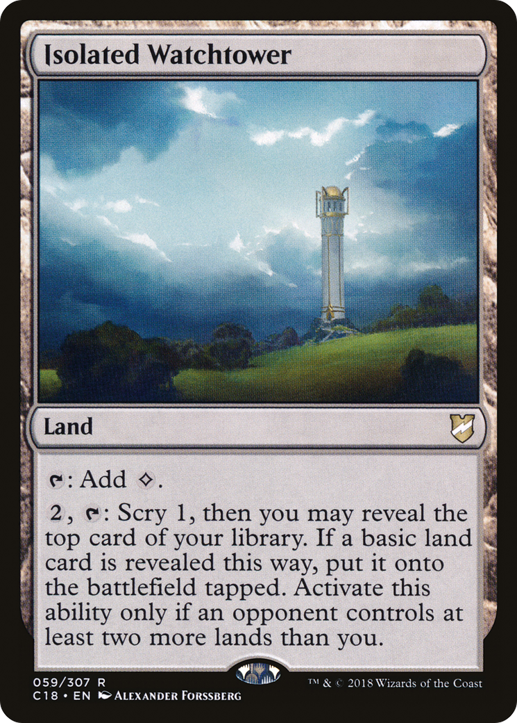 Isolated Watchtower Card Image