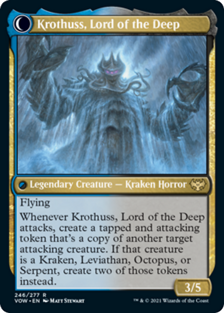 Runo Stromkirk // Krothuss, Lord of the Deep Card Image