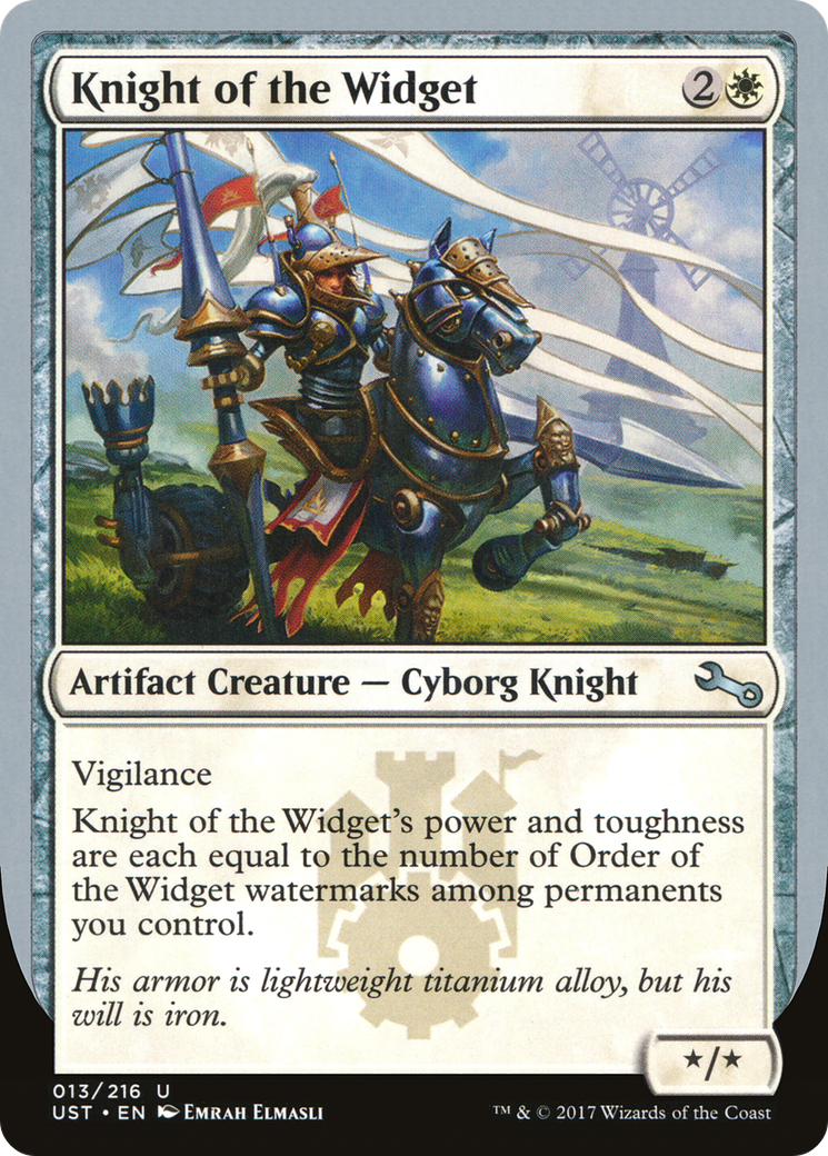 Knight of the Widget Card Image