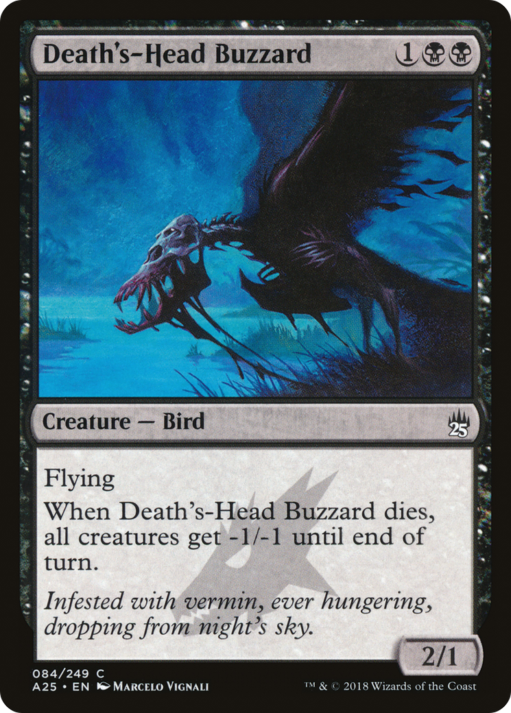 Death's-Head Buzzard Card Image