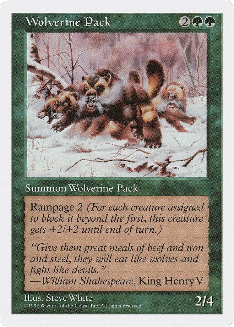 Wolverine Pack Card Image