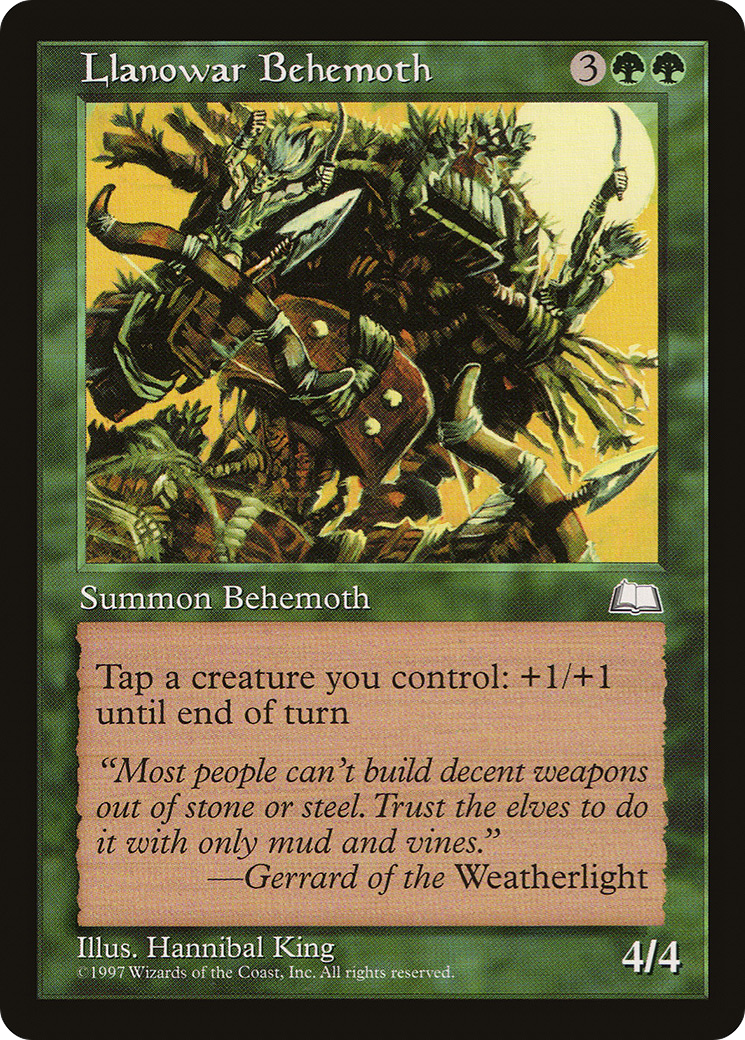 Llanowar Behemoth Card Image