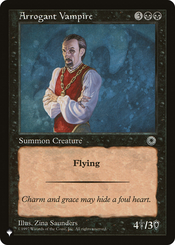 Arrogant Vampire Card Image