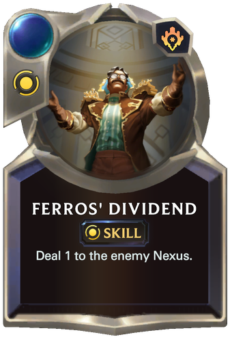 Ferros' Dividend Card Image