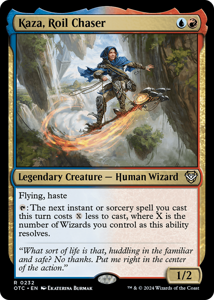 Kaza, Roil Chaser Card Image