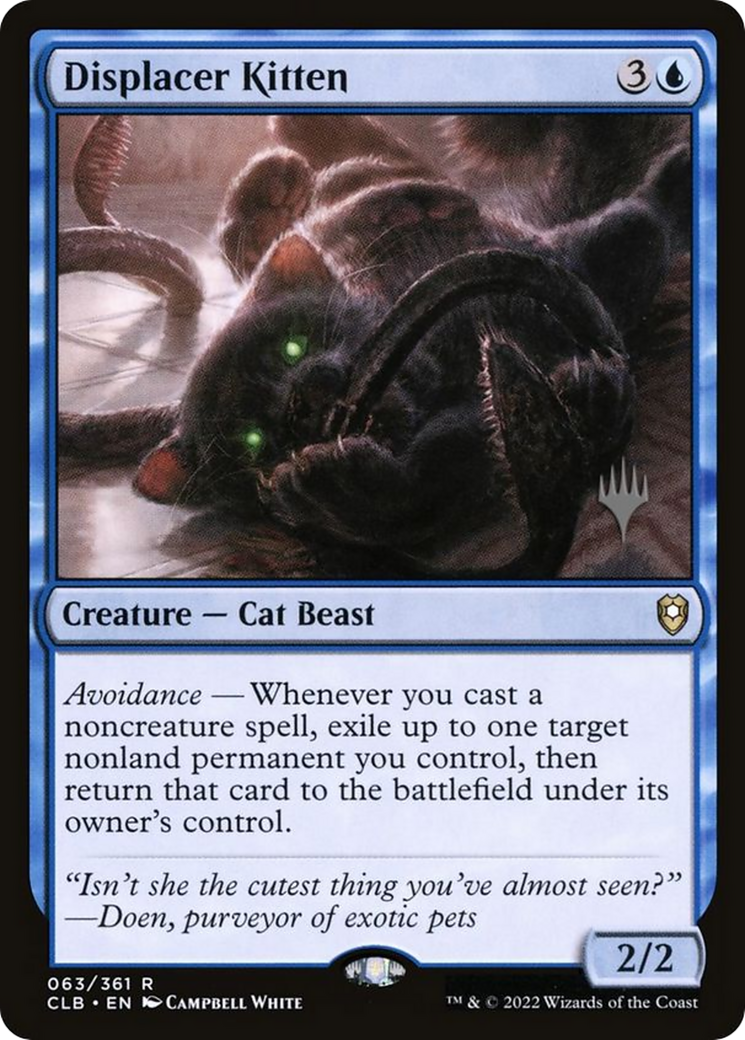Displacer Kitten Card Image