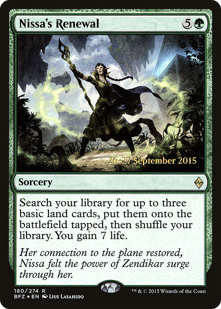 Nissa's Renewal Card Image