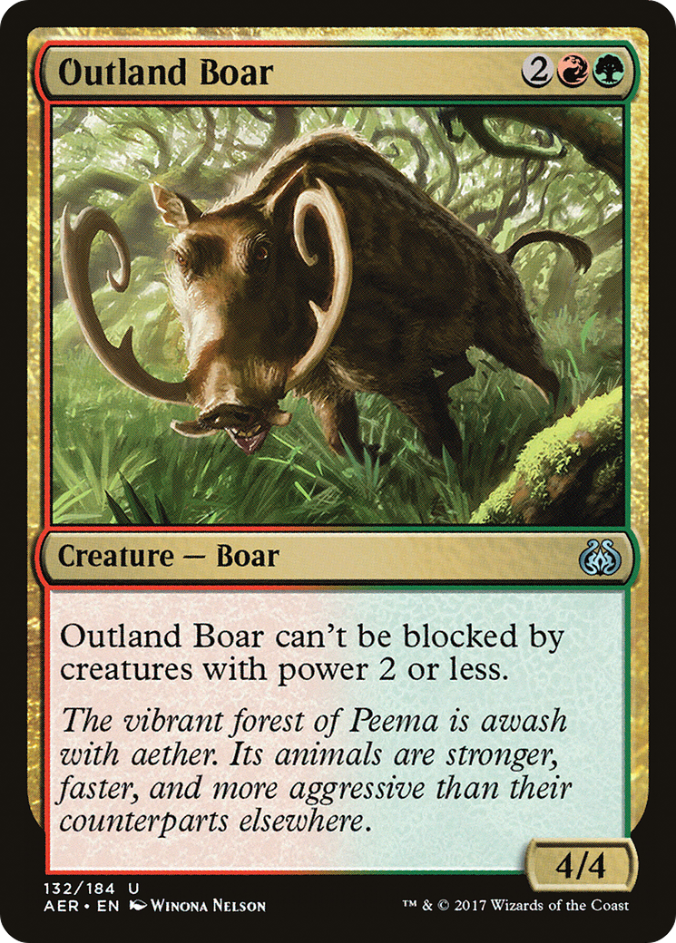 Outland Boar Card Image