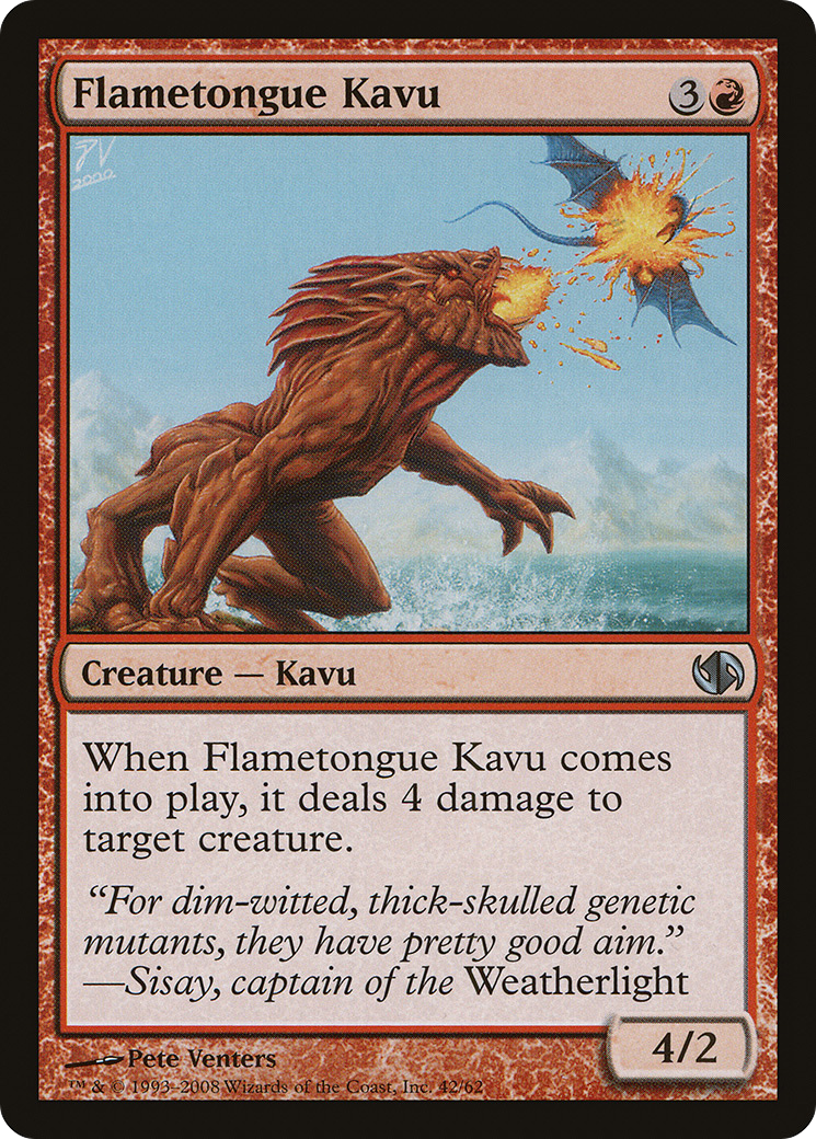 Flametongue Kavu Card Image