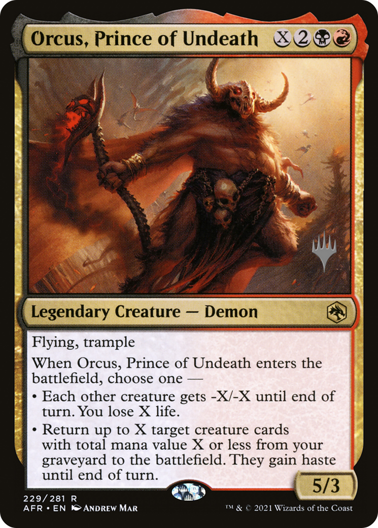 Orcus, Prince of Undeath Card Image