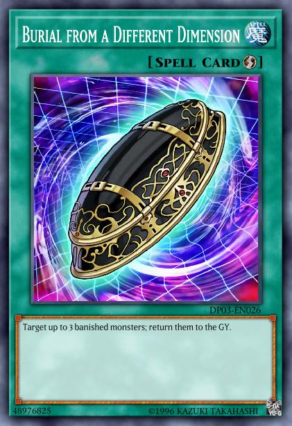 Burial from a Different Dimension Card Image