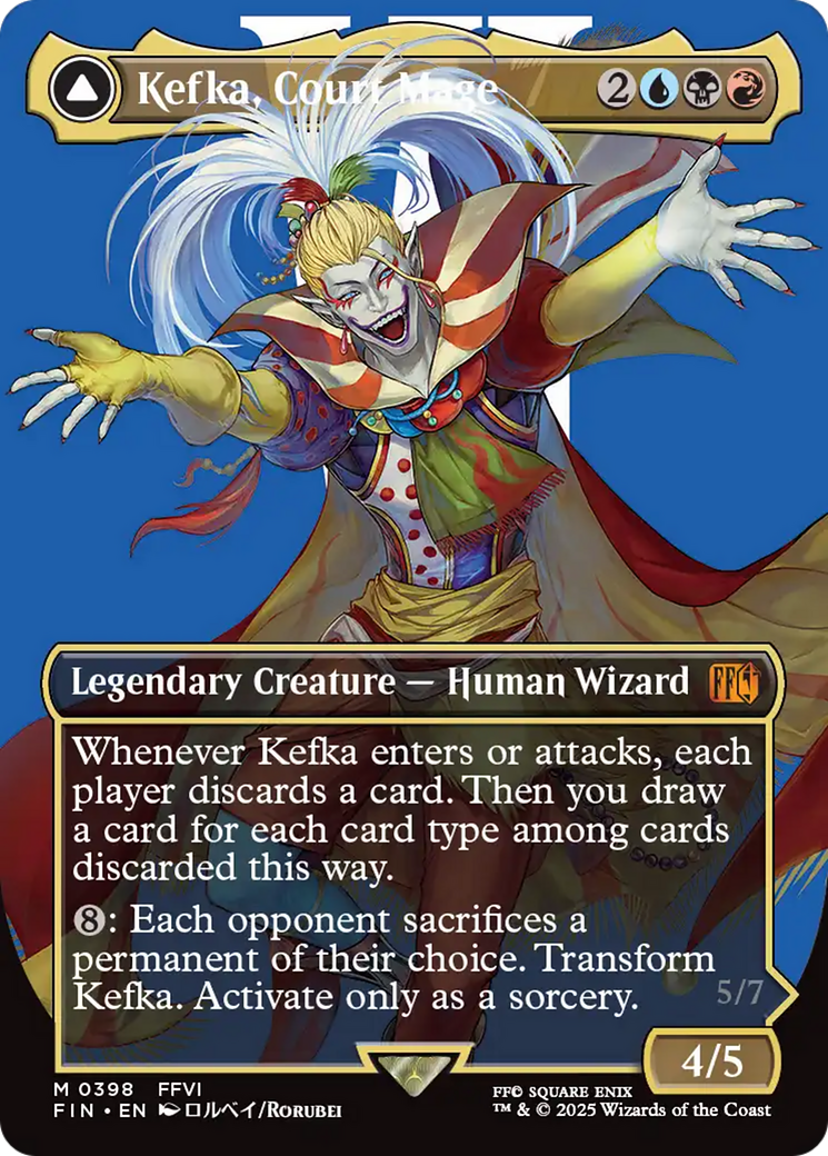 Kefka, Court Mage // Kefka, Ruler of Ruin Card Image