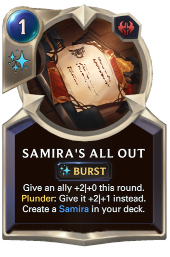 Samira's All Out Card Image
