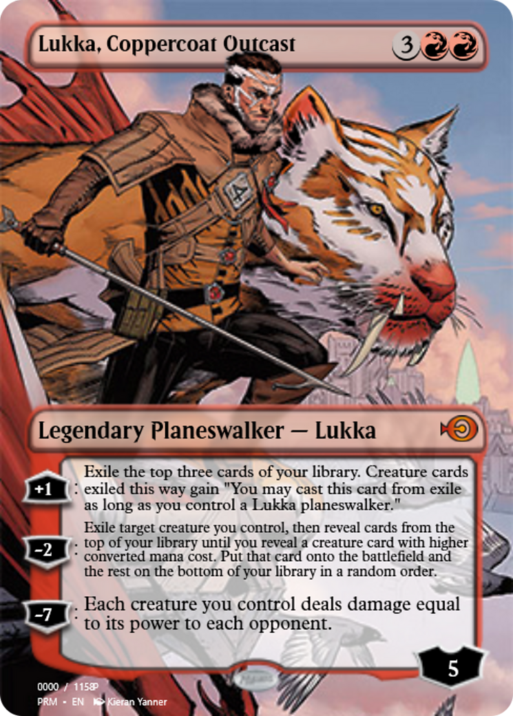 Lukka, Coppercoat Outcast Card Image