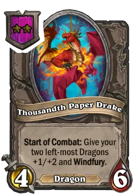 Thousandth Paper Drake Card Image