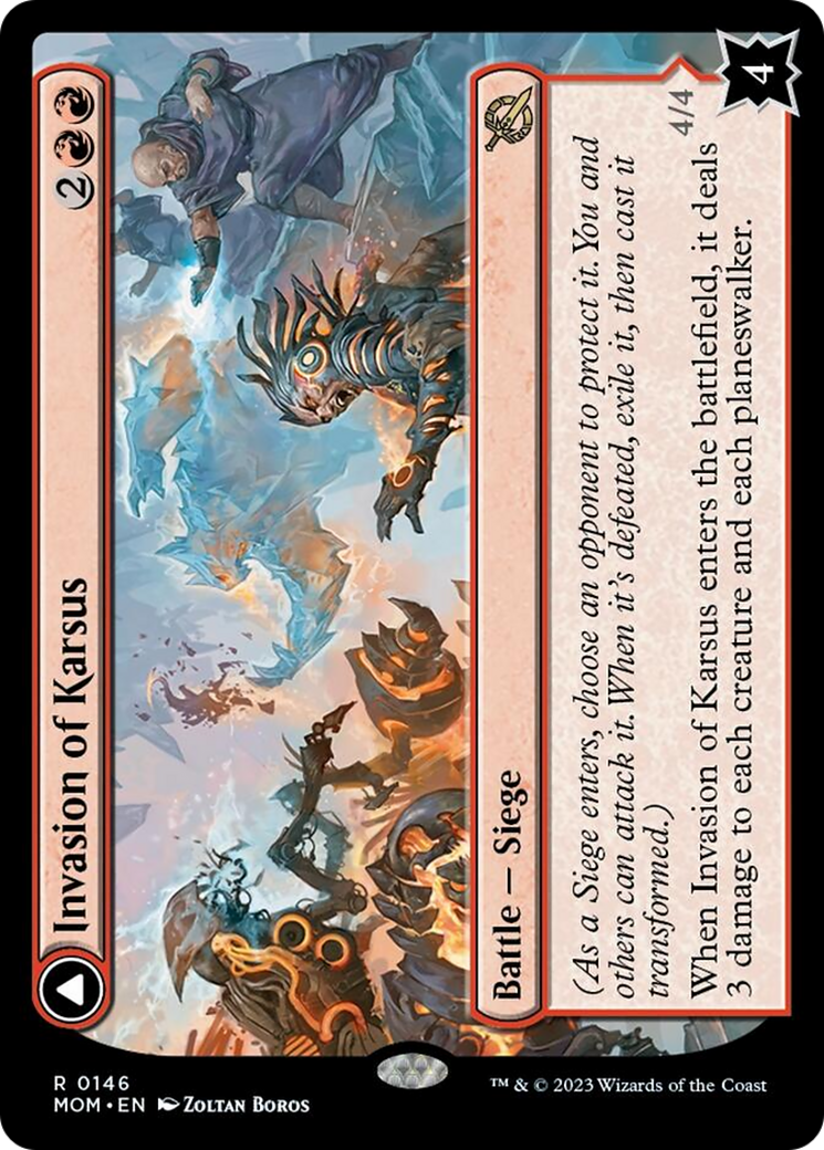 Invasion of Karsus // Refraction Elemental Card Image
