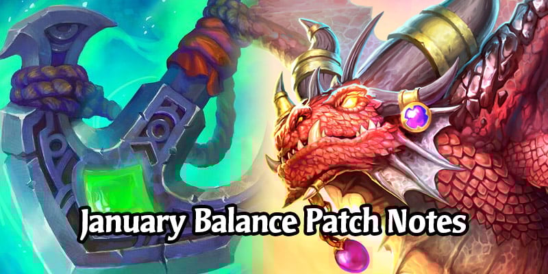 7 Hearthstone Cards are Getting Nerfed! The January Hearthstone Balance Patch Notes with Battlegrounds Changes