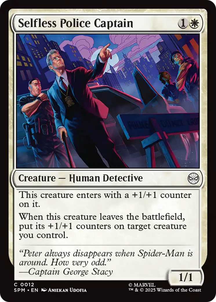 Selfless Police Captain Card Image