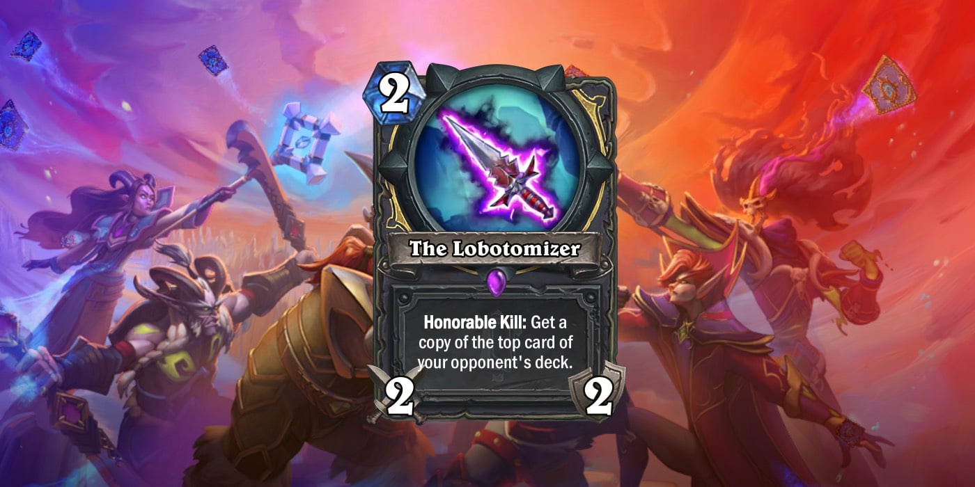 The Lobotomizer is a New Rogue Card Revealed by Blizzard for Fractured in Alterac Valley