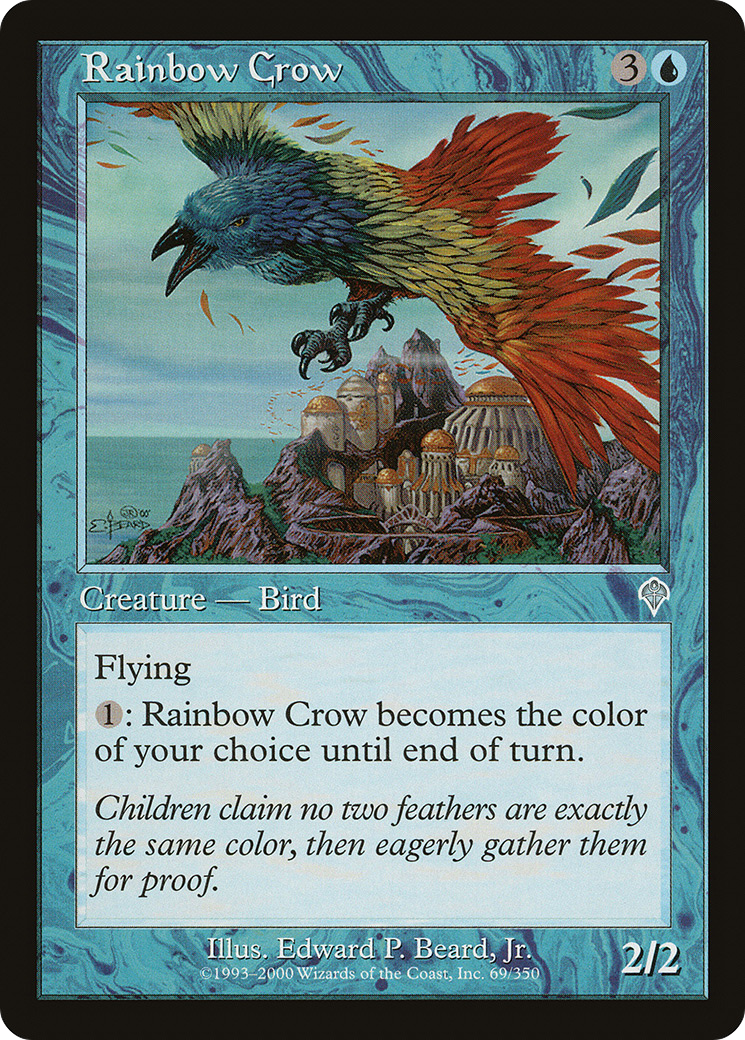 Rainbow Crow Card Image