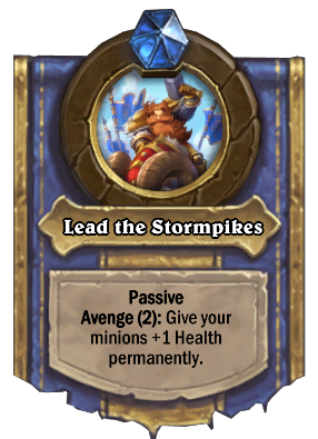 Lead the Stormpikes Card Image