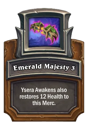 Emerald Majesty 3 Card Image