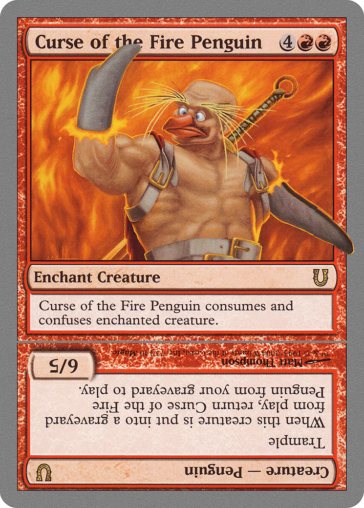 Curse of the Fire Penguin // Curse of the Fire Penguin Creature Card Image