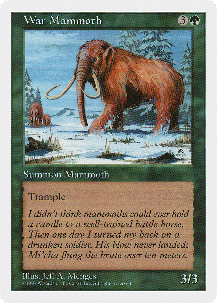 War Mammoth Card Image