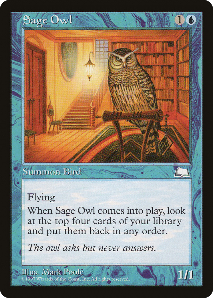 Sage Owl Card Image