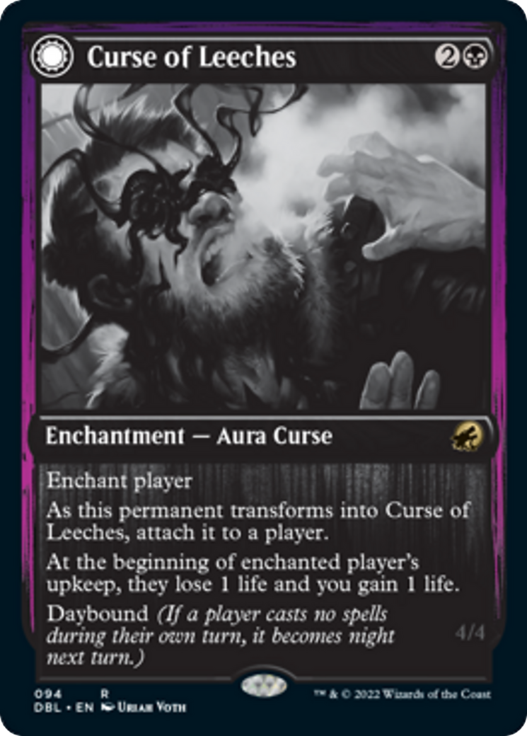 Curse of Leeches // Leeching Lurker Card Image