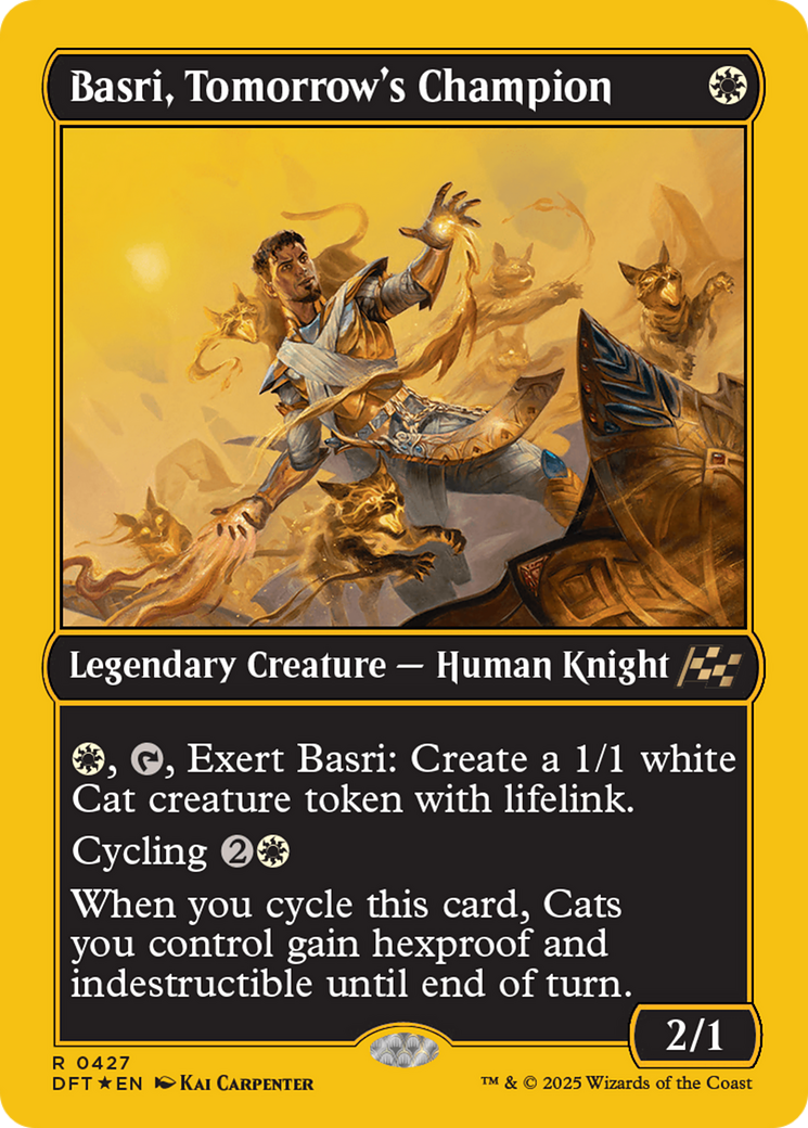 Basri, Tomorrow's Champion Card Image