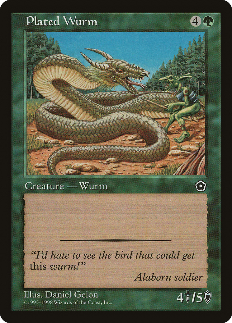 Plated Wurm Card Image