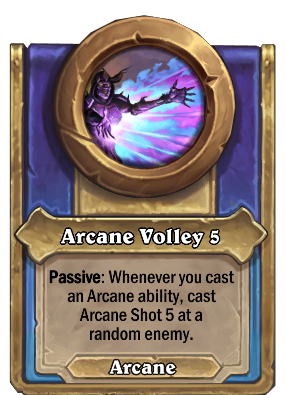 Arcane Volley 5 Card Image