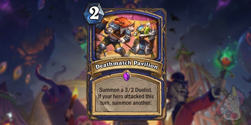 Deathmatch Pavilion is a New Shaman Card Revealed for Hearthstone's Darkmoon Faire Expansion