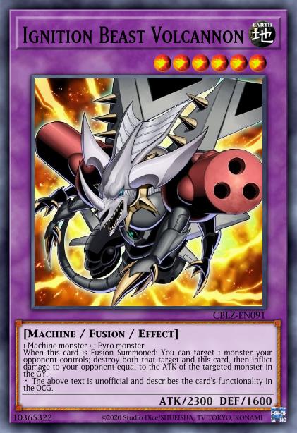 Ignition Beast Volcannon Card Image