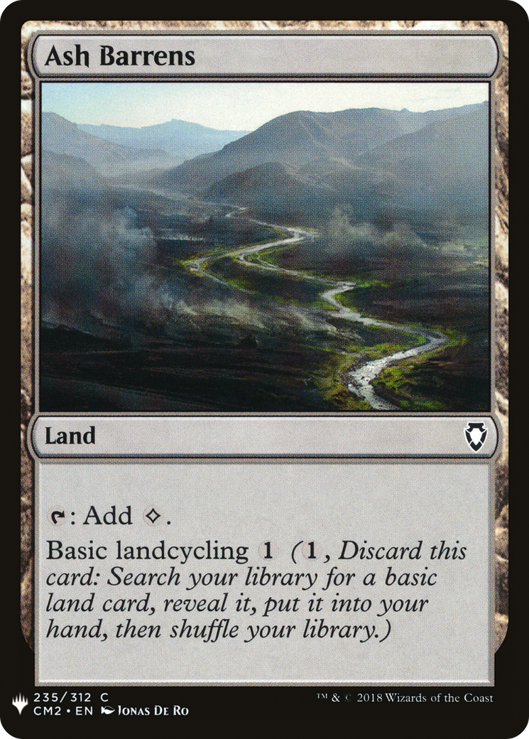 Ash Barrens Card Image