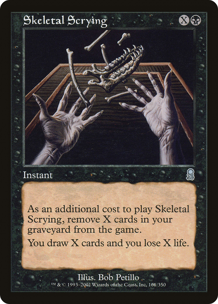 Skeletal Scrying Card Image